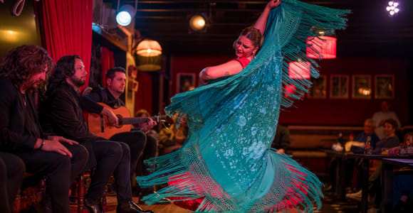 Granada: Flamenco-Show mit Abendessen im Jardines de Zoraya