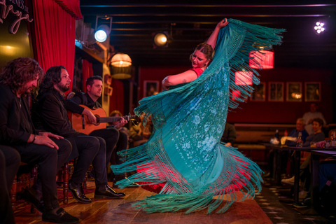 Granada: Flamenco Show with Dinner at Jardines de Zoraya Flamenco Show with Sabores de Andalucía Menú