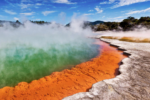 AU DÉPART DE ROTORUA : VISITE D&#039;UNE DEMI-JOURNÉE AU PAYS DES MERVEILLES GÉOTHERMIQUES DE WAI-O-TAPU