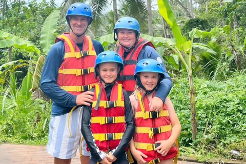 Ubud: Tubing Adventure, two-way Zipline Tour and Bali Swing Tubing + Lunch, MEETING POINT