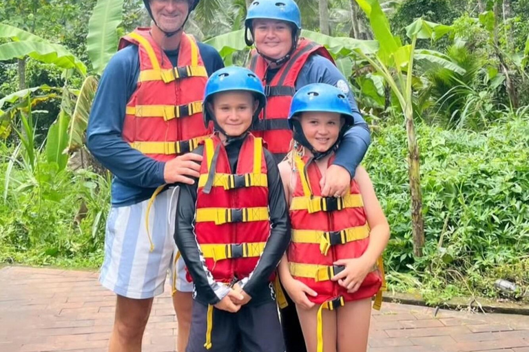 Ubud: Tubing Adventure, two-way Zipline Tour and Bali Swing Tubing + Lunch, MEETING POINT
