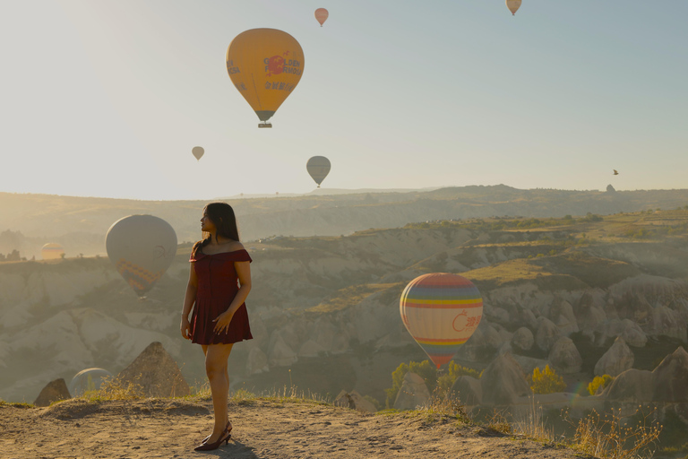 Visite de la zone photo de la Cappadoce en montgolfière