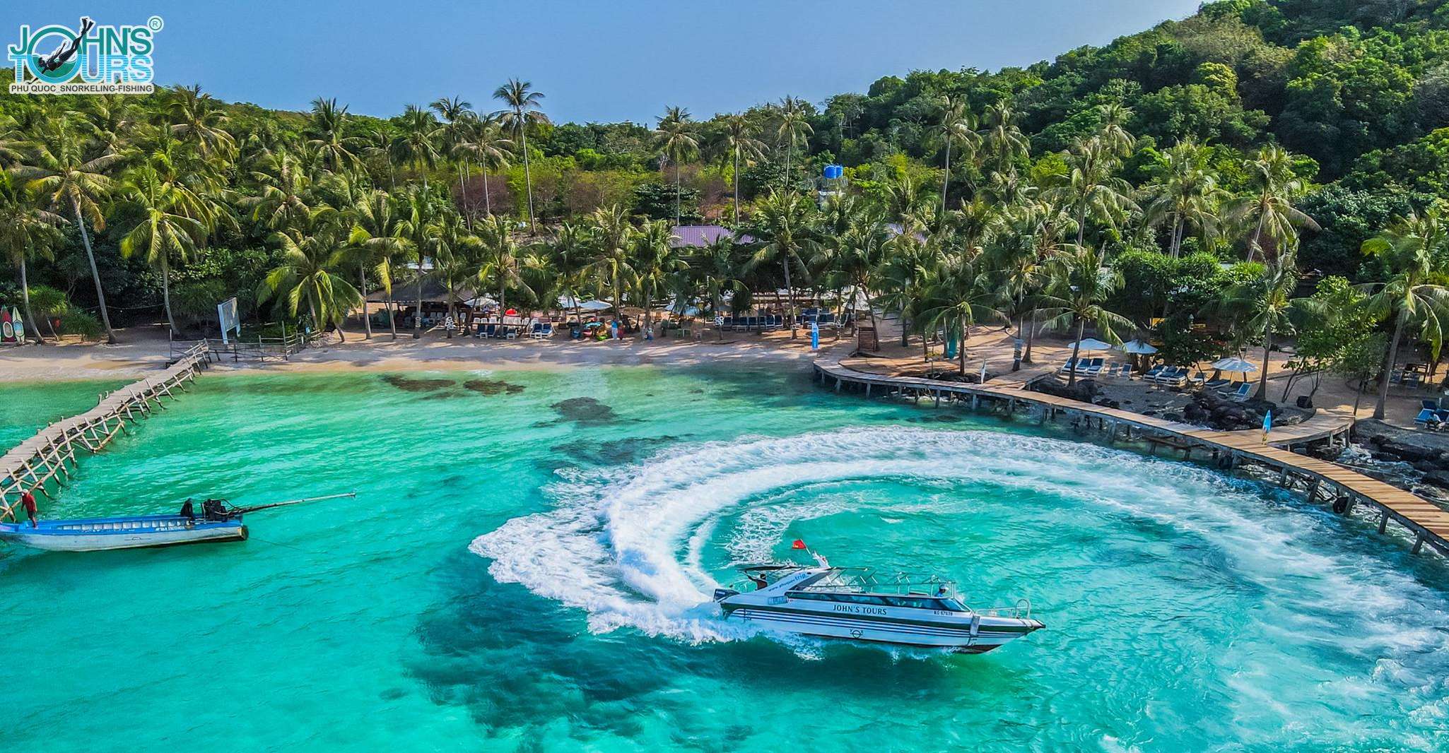 Phu Quoc, Excursión en lancha a 3 islas en el sur - Hizvo