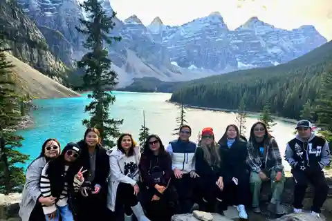 From Banff: Shuttle Bus to Lake Louise and Moraine Lake.