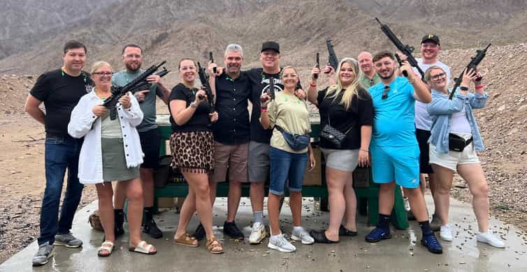 Las Vegas: Outdoor Machine Gun & Rifle Shooting with Pickup photo 1