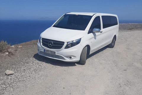 Santorini: Private Highlights 5hour Tour with Luxury Minivan