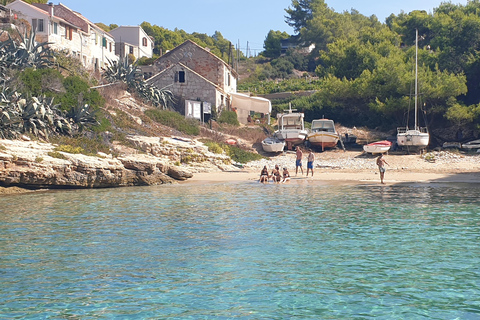 Hvar:Blue & Grenn Cave and Vis Island Private Speedboat Tour