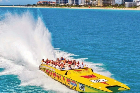 Miami: Stadtrundfahrt und Thriller Speedboat Abenteuer