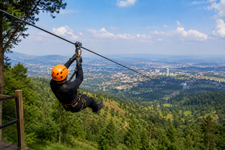 Kigali City Tour by Car: Horse Riding& Zipline Experience