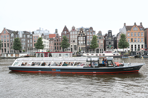 Amsterdam: Sunset on Classic Canal Cruise /w Drinks & Bites Meeting Point: Central Station
