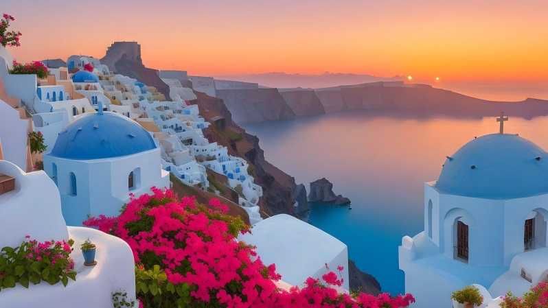 From Crete: Guided Santorini Day Trip with Ferry Cruise