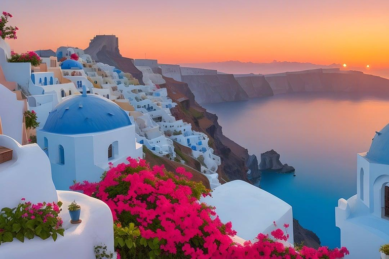 From Crete: Santorini One Day Guided Tour Santorini: One Day Cruise & Tour - Transfer From Heraklion