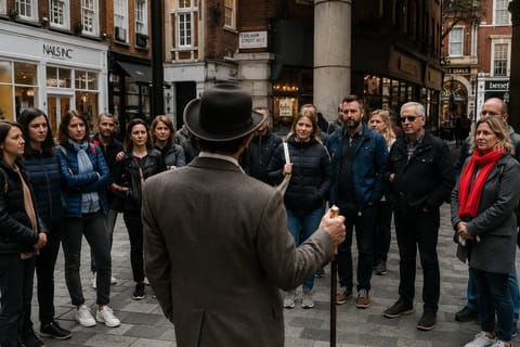London: Agatha Christie Walking Tour with Coffee & Quiz