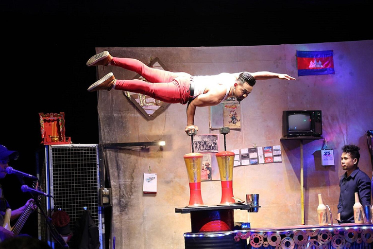 Le cirque cambodgien et le marché nocturne de Pub Street