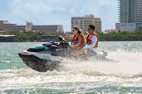 Cancun: Jetski and Snorkel Adventure Shared Jetski per person