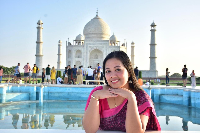 Sonnenaufgang Taj Mahal mit Ticket für die Attraktion