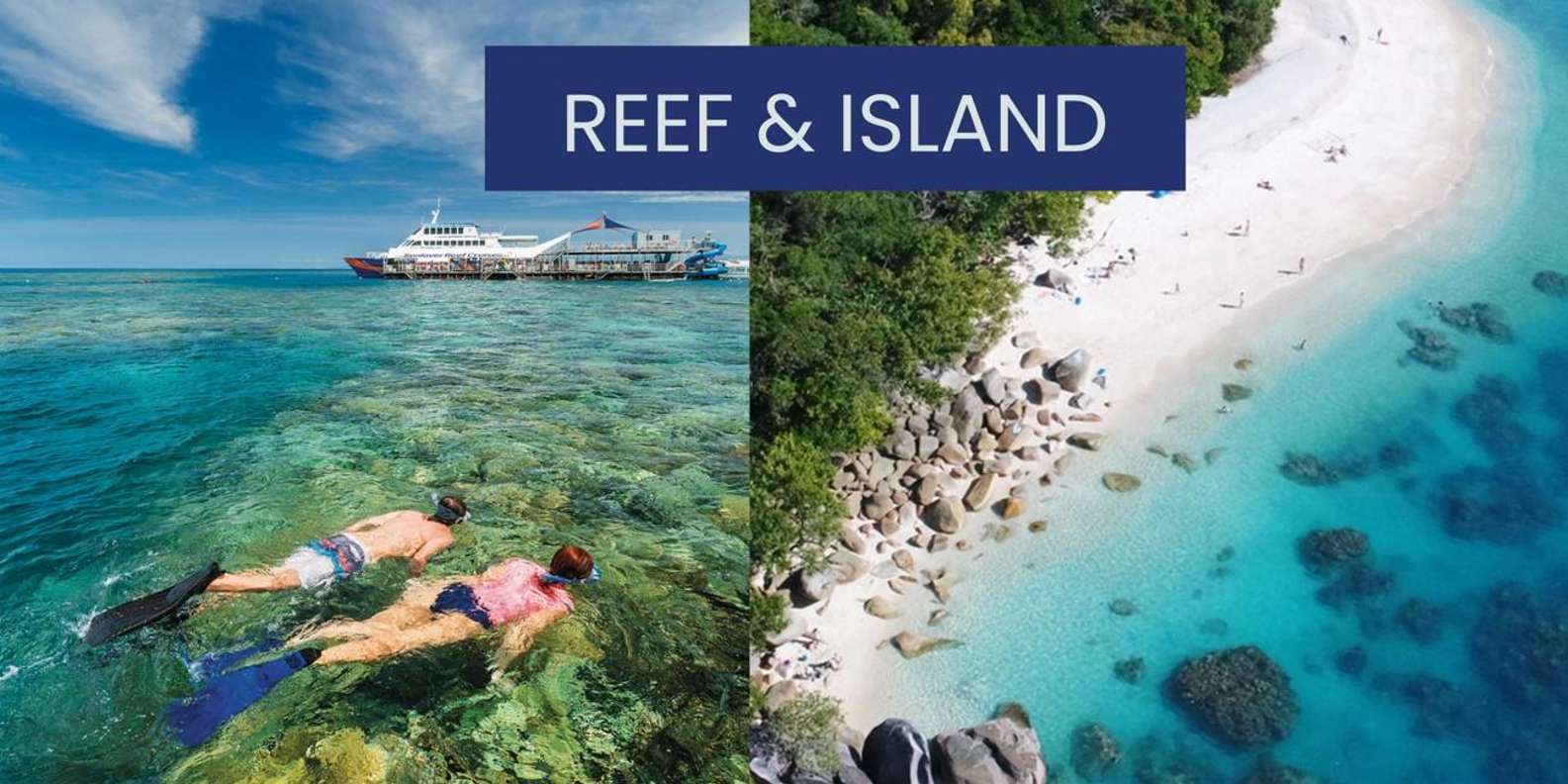 Cairns: Great Barrier Reef and Fitzroy Island Boat Tour