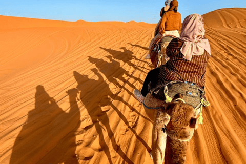 From Marrakech: 4-Day Camel Ride & Sahara Camp Experience From Marrakech : 4 days desert group tour (luxury camp)