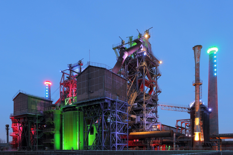 Torchlight tour of the old ironworks