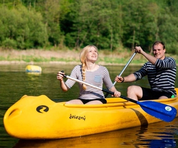 Desde Děčín: Excursión en canoa y bicicleta a Bad Schandau