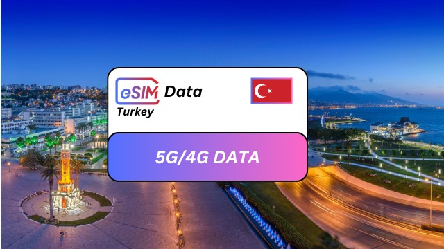 Izmir: Turkey Seamless eSIM Roaming Data Plan for Travelers