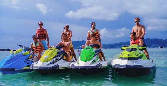 Phuket: Jetski-Erlebnis mit optionalen berühmten Check-in-Orten