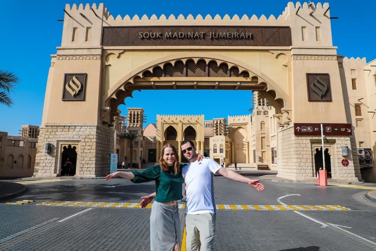 Dubai: Blue Mosque, Burj Al Arab & Half-Day City Tour Sharing Tour German