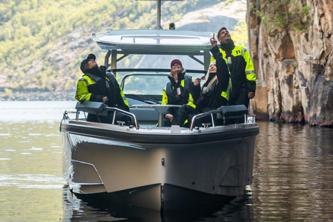 Excursão de minibus ao Lysefjord e safari de lancha opcionalPasseio de minibus pelo Lysefjord