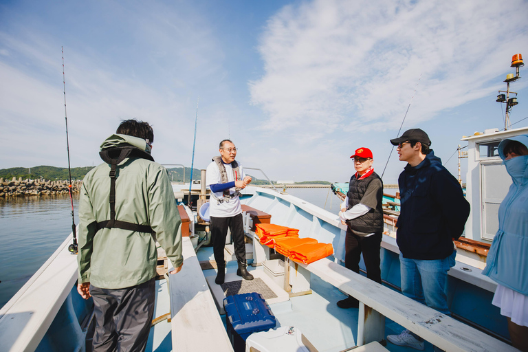 Osaka : Excursion de pêche, déjeuner et dîner avec un pêcheur certifié