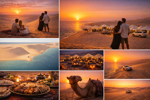 Doha Sunset Desert Safari: Dune Bashing, Camp & Dinner