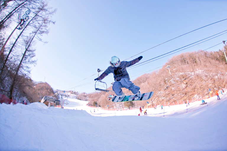 Seoul: Elysian Ski + Eobi Ice Valley + Nami Departing from DDP Station Exit 9 - Sled