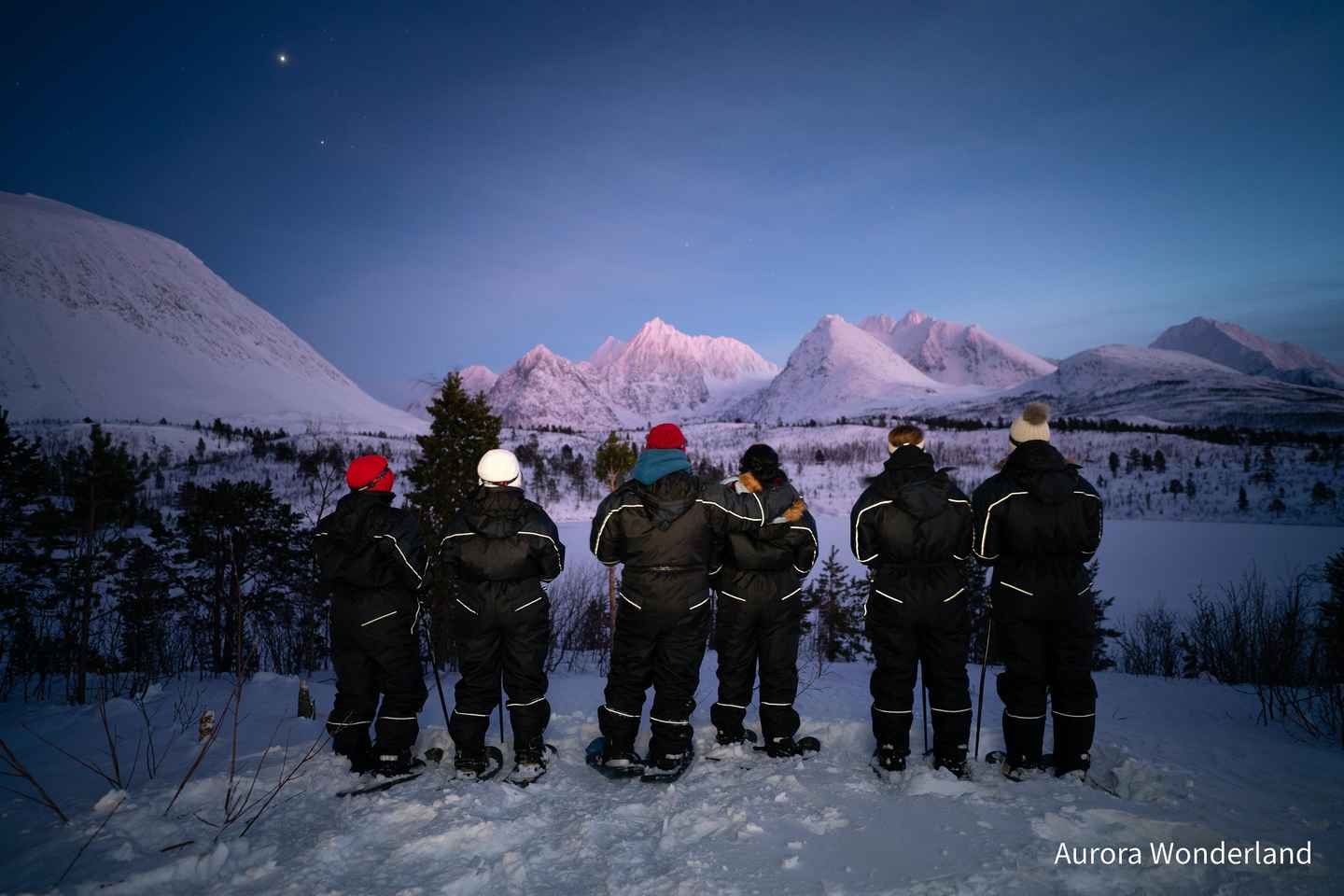 Tromsø: Aurora Crystal Lavvo Experience with Snowshoeing