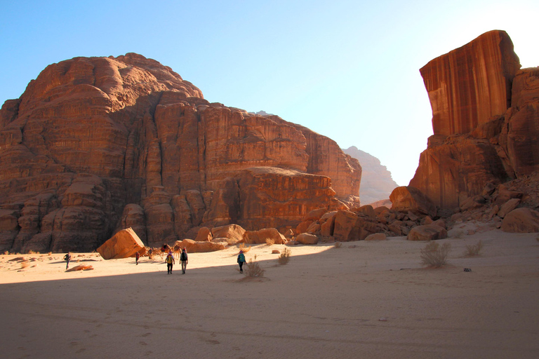 Vanuit Wadi Rum: 4 uur durende jeeptour of jeeptour bij zonsondergangVan Wadi Rum: Avondtour van 4 uur zonder zonsondergang