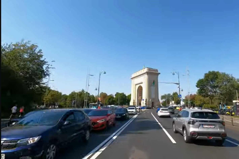 Bucarest en coche - experiencia "para y visita" de un día entero