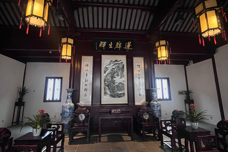 Shanghai: Zhujiajiao Waterstad met kalligrafie-ervaring