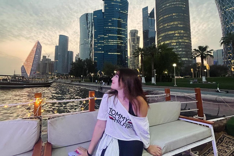 Doha: Sunset Dhow cruise including Pickup and Drop off