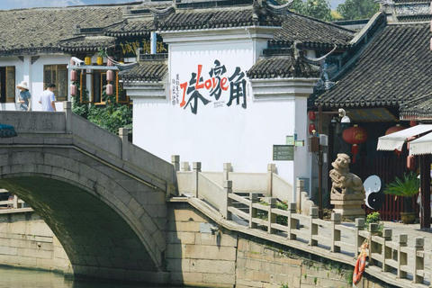 Shanghai: Zhujiajiao Water Town with Optional Calligraphy