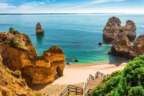 Lisbon:Private Tour to Algarve, with benagil cave cruise