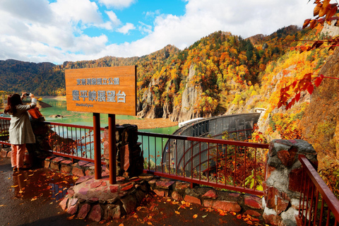 From Sapporo: Hoheikyo Dam, Jozankei & Lake Shikotsu Tour Shared Tour, Meet at Sapporo Station
