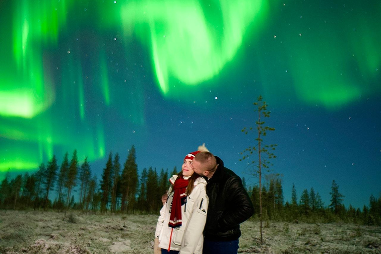 Saariselkä: tour fotografico privato dell'aurora boreale