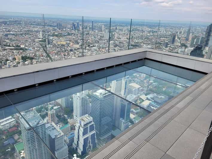 Bangkok: Mahanakhon Skywalk Sunset Ticket with Photo