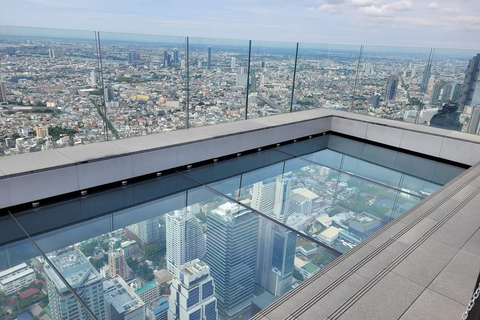 Bangkok: Mahanakhon Skywalk Sunset Ticket with Photo