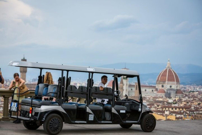 Private Florence Golf Cart Tour with Piazzale Michelangelo