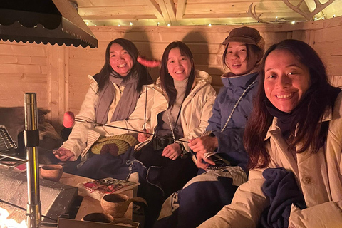 Levi: Private Sauna Experience, Dinner and Northern Lights