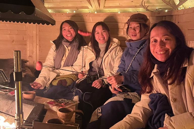 Levi: Private Sauna Experience, Dinner and Northern Lights