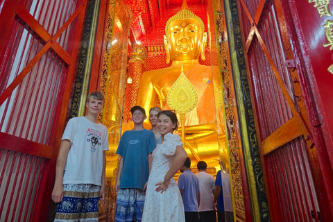 Pattaya: Viagem de 1 dia para Ayutthaya com tour particular de cauda longa