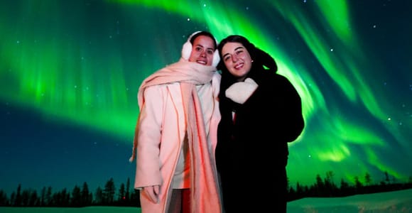 Rovaniemi: Northern Lights Tour with Photos or Full Refund