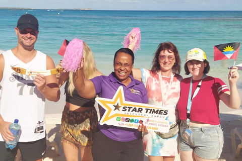 St. John's Laviscount Island Giant Tortoises &Long Bay Beach