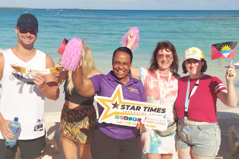 St. John's Laviscount Island Giant Tortoises &Long Bay Beach