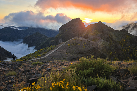 Madeira: Pico do Arieiro Sunset & Stairway to Heaven Walk Pico do Arieiro Sunset & Optional Stairway to Heaven Walk
